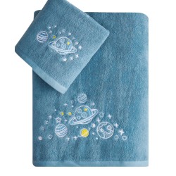 Πετσέτες Παιδικές Σετ Loft Mercury Cotton Kentia 2Τεμ