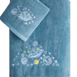 Πετσέτες Παιδικές Σετ Loft Mercury Cotton Kentia 2Τεμ