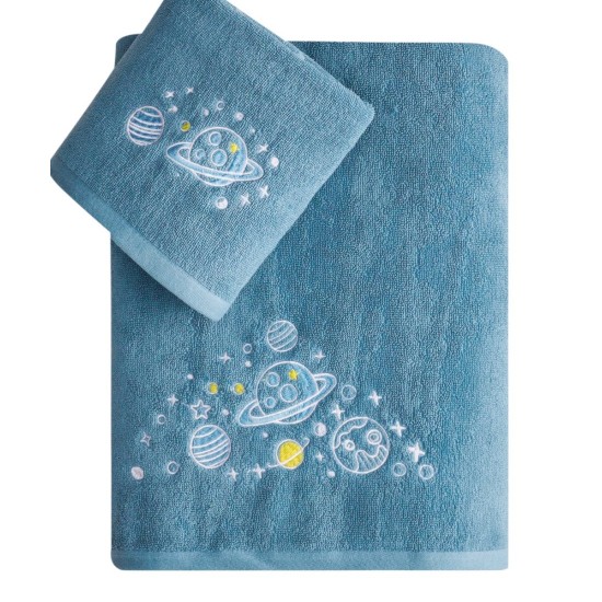 Πετσέτες Παιδικές Σετ Loft Mercury Cotton Kentia 2Τεμ