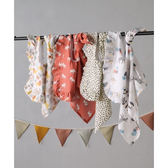 Σαλιάρες Βρεφικές Σετ Loft YN 25 Elephants MNX Cotton Kentia (30x37) 3Τεμ