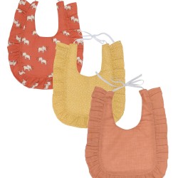 Σαλιάρες Βρεφικές Σετ Loft YN 25 Elephants MNX Cotton Kentia (30x37) 3Τεμ