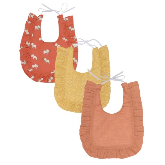 Σαλιάρες Βρεφικές Σετ Loft YN 25 Elephants MNX Cotton Kentia (30x37) 3Τεμ