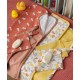 Σελτεδάκια Σετ Loft YN 25 Animals Yellow Cotton Kentia (72x42) 2Τεμ