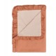 Κουβέρτα Βρεφική Αγκαλιάς Loft YN Orange Με Βολάν Cotton Kentia (65x100) 1Τεμ
