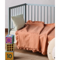 Κουβέρτα Βρεφική Αγκαλιάς Loft YN Orange Με Βολάν Cotton Kentia (65x100) 1Τεμ Κουβέρτα Βρεφική Αγκαλιάς Loft YN Orange Με Βολάν Cotton Kentia (65x100) 1Τεμ