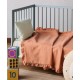 Κουβέρτα Βρεφική Αγκαλιάς Loft YN Orange Με Βολάν Cotton Kentia (65x100) 1Τεμ
