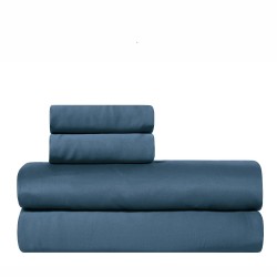 Σεντόνια King Σετ Stylish Celeste 01 300TC Bamboo Kentia (280x270 ) Με Λάστιχο 4Τεμ