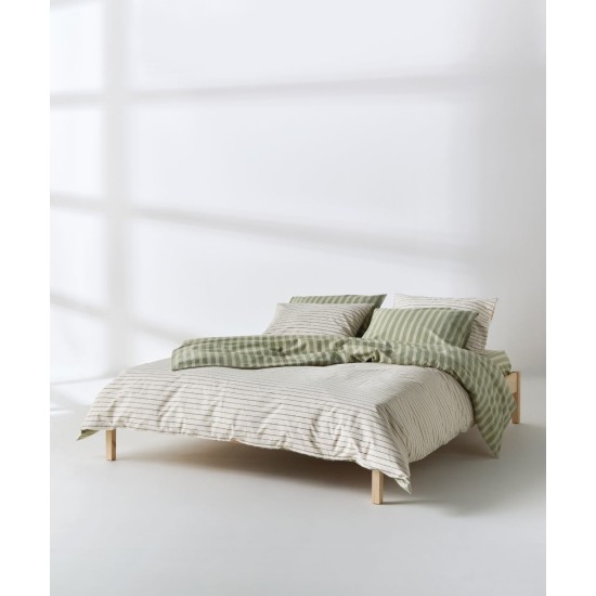 Σεντόνια Ημίδιπλα Σετ Versus Arlo 21 Cotton Kentia (120x200+35 ) Με Λάστιχο 3Τεμ
