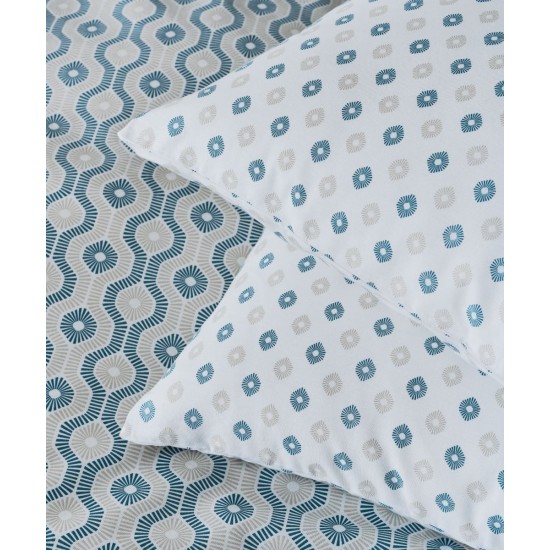 Μαξιλαροθήκες Σετ Versus Trubi 01 Cotton Kentia (50x70) 2Τεμ