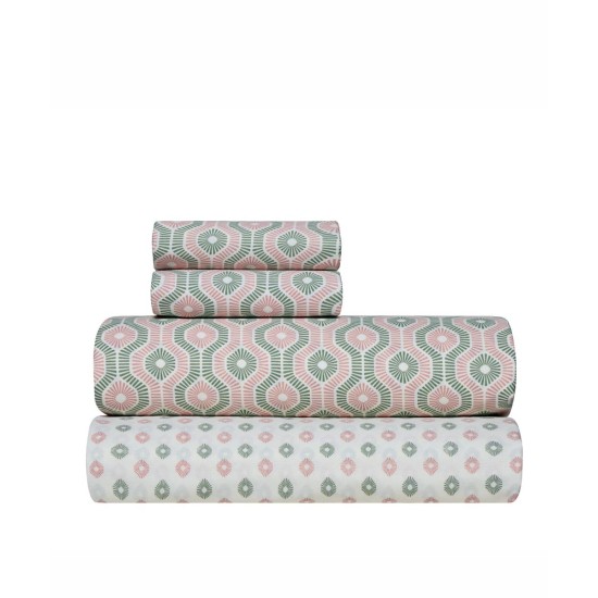 Σεντόνια Υπέρδιπλα Σετ Versus Trubi 14 Cotton Kentia (240x270) 4Τεμ