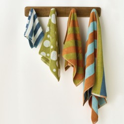 Πετσέτα Προσώπου Stylish Listra 10 Jacquard Ριγέ Cotton Kentia (50x90) 1Τεμ