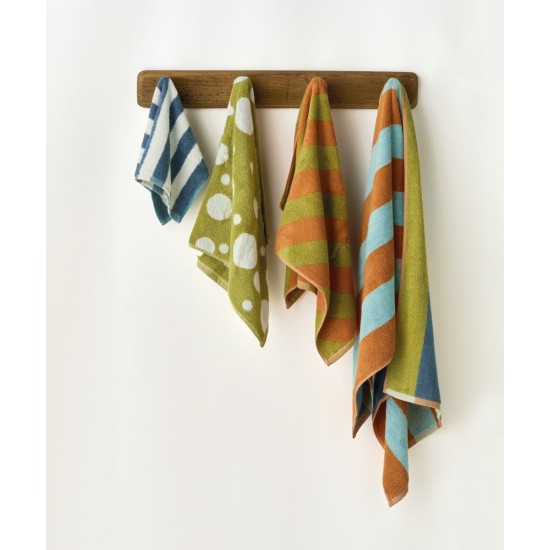 Πετσέτα Προσώπου Stylish Listra 10 Jacquard Ριγέ Cotton Kentia (50x90) 1Τεμ