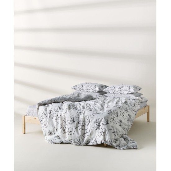 Παπλωματοθήκη Υπέρδιπλη Σετ Versus Incu Cotton Kentia (225x245) 3Τεμ