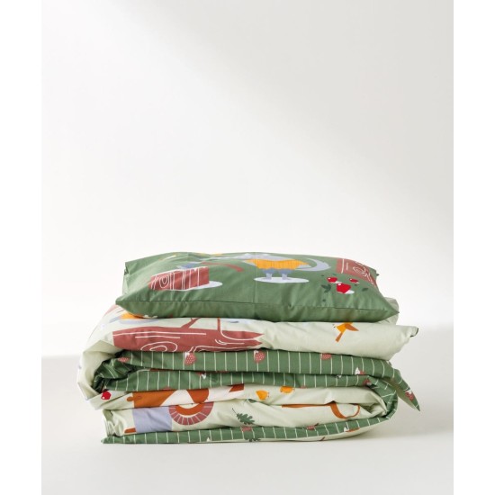 Παπλωματοθήκη Παιδική Μονή Σετ Versus Fung Cotton Kentia (165x245) 2Τεμ