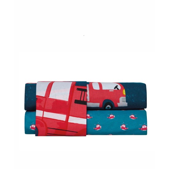 Σεντόνια Παιδικά Μονά Σετ Versus Sparky Cotton Kentia (160x270) 3Τεμ