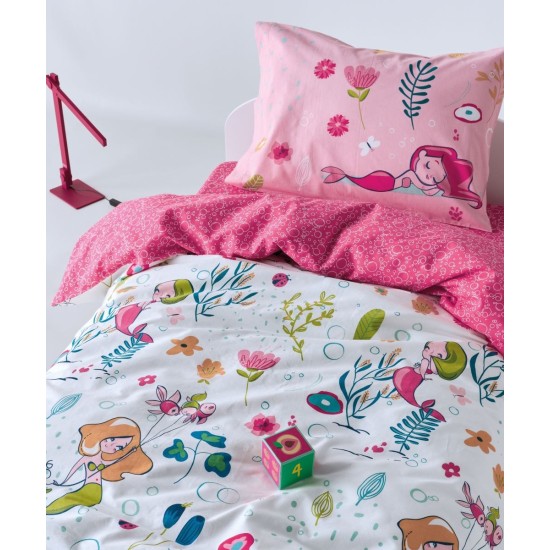 Σεντόνια Παιδικά Ημίδιπλα Σετ Versus Pady Cotton Kentia (190x270) 3Τεμ