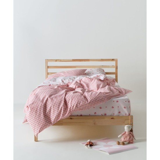 Σεντόνια Παιδικά Μονά Σετ Versus Sassy Cotton Kentia (160x270) 3Τεμ