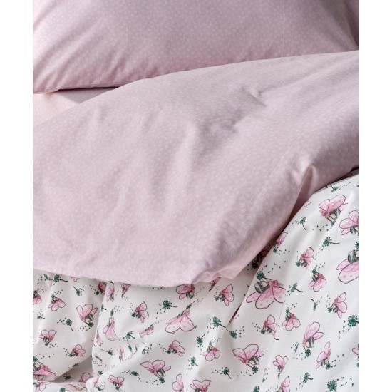 Σεντόνια Βρεφικά Κούνιας Σετ Versus Alima Cotton Kentia (120x170) 3Τεμ