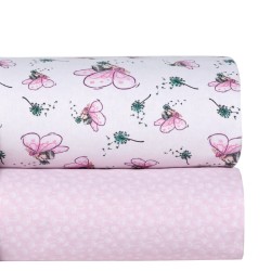 Σεντόνια Βρεφικά Λίκνου Σετ Versus Alima Cotton Kentia (70x120) 2Τεμ