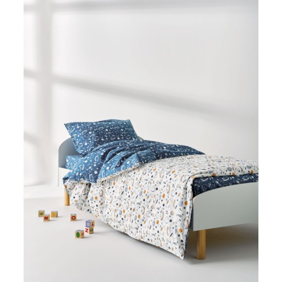 Σεντόνια Παιδικά Μονά Σετ Versus Garnet Cotton Kentia (160x245) 3Τεμ