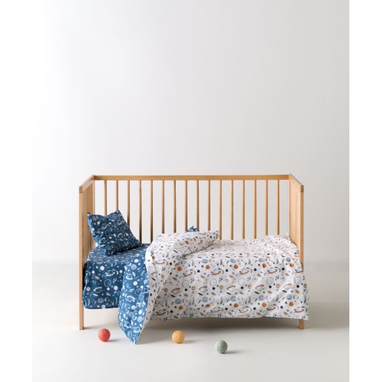 Σεντόνια Βρεφικά Κούνιας Σετ Versus Garnet Cotton Kentia (120x170) 3Τεμ