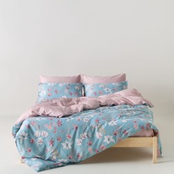 Παπλωματοθήκη Υπέρδιπλη Σετ Stylish Darlyn Satin 210TC Cotton Kentia (220x240) 3Τεμ
