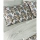 Σεντόνια Υπέρδιπλα Σετ Stylish Parrot Satin 210TC Cotton Kentia (240x270) 4Τεμ