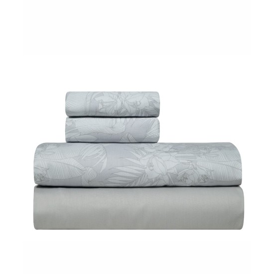 Σεντόνια Υπέρδιπλα Σετ Stylish Solaya 22 Satin 210TC Cotton Kentia (240x270) 4Τεμ