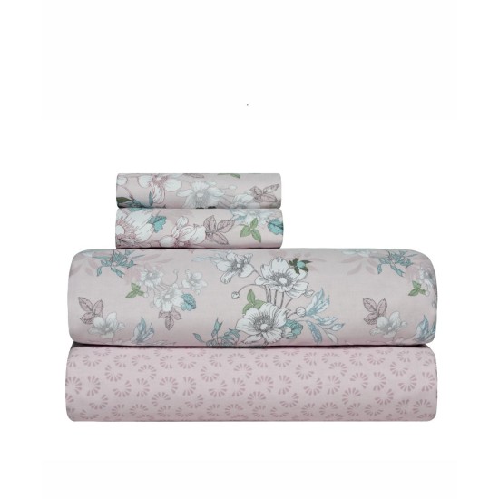 Σεντόνια Υπέρδιπλα Σετ Stylish Vervita 18 Satin 210TC Cotton Kentia (240x270) 4Τεμ