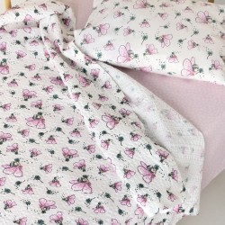 Κουβέρτα Καλοκαιρινή Βρεφική Αγκαλιάς Loft Alima Waffle Cotton Kentia (70x100) 1Τεμ