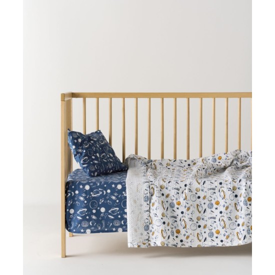 Κουβέρτα Καλοκαιρινή Βρεφική Κούνιας Versus Garnet Waffle Cotton Kentia (100x140) 1Τεμ