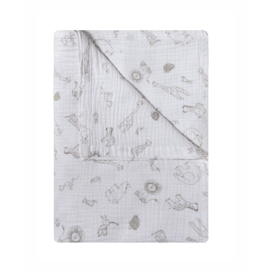 Κουβέρτα Καλοκαιρινή Μονή Loft Canopy Muslin Cotton Kentia (160x240) 1Τεμ