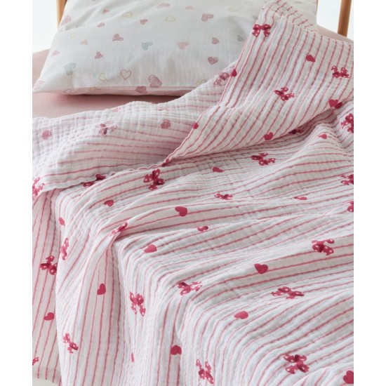Κουβέρτα Καλοκαιρινή Κούνιας Loft Sassy Muslin Cotton Kentia (100x140) 1Τεμ