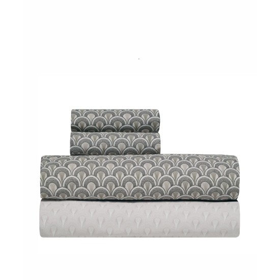 Σεντόνια King Σετ Stylish Nerikomi 22 Percale 260TC Cotton Kentia (270x270) 4Τεμ