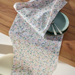 Τραβέρσες Σετ Loft Fiorita Cotton Kentia (45x140) 2Τεμ