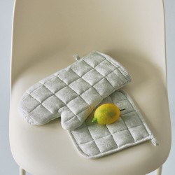 Γάντι-Πιάστρα Σετ Loft Flos Cotton Kentia 2Τεμ