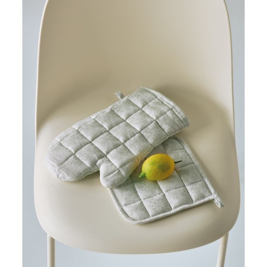 Γάντι-Πιάστρα Σετ Loft Flos Cotton Kentia 2Τεμ