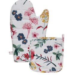 Γάντι-Πιάστρα Σετ Loft Levante Cotton Kentia 2Τεμ