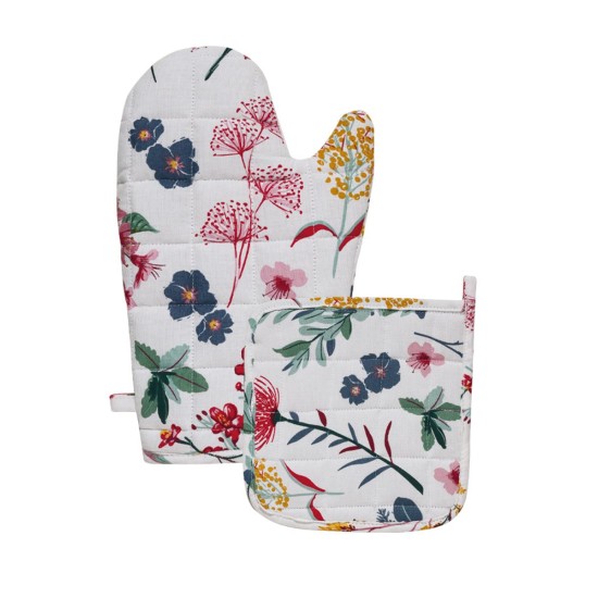 Γάντι-Πιάστρα Σετ Loft Levante Cotton Kentia 2Τεμ