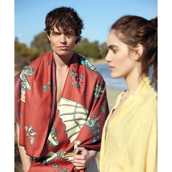 Πετσέτα Θαλάσσης Versus Resort 2613 Micro Kentia (80x160) 1Τεμ