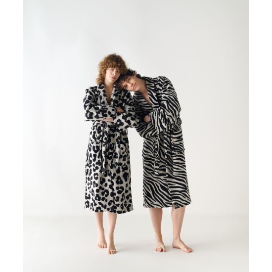 Μπουρνούζι Με Γιακά Loft Zulu Jacquard Cotton Kentia 1Τεμ