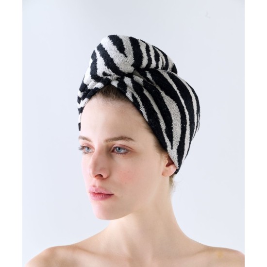 Πετσέτα Μαλλιών Loft Zulu Jacquard Cotton Kentia (64x24x8) 1Τεμ