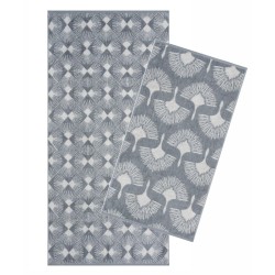 Πετσέτες Σετ Versus Kavan 22 Jacquard Cotton Kentia 2Τεμ