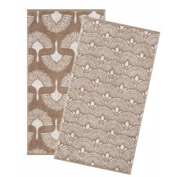Πετσέτες Σετ Versus Kavan 26 Jacquard Cotton Kentia (50x90) 2Τεμ