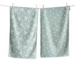 Πετσέτες Σετ Versus Nastrino 10 Jacquard Cotton Kentia (50x90) 2Τεμ