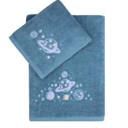 Πετσέτες Παιδικές Σετ Loft Leandro Cotton Kentia 2Τεμ