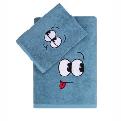 Πετσέτες Παιδικές Σετ Loft Rodney Cotton Kentia 2Τεμ