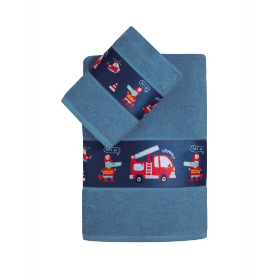 Πετσέτες Παιδικές Σετ Loft Sparky Cotton Kentia 2Τεμ