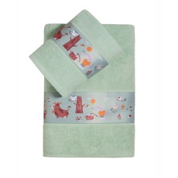 Πετσέτες Παιδικές Σετ Loft Fung Cotton Kentia 2Τεμ