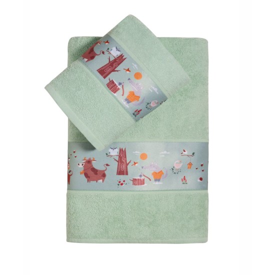 Πετσέτες Παιδικές Σετ Loft Fung Cotton Kentia 2Τεμ